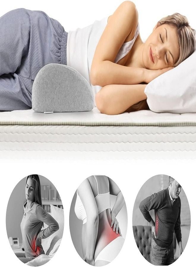 Arabest Lower Back Pillow, Lumbar Support Pillow for Bed, Waist Stretch, Relieve Low Back Pain, Lumbar Support Pillow - Image 4